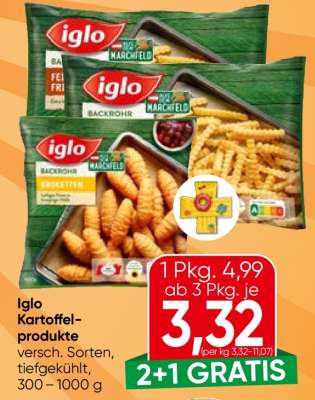 iglo Kartoffelprodukte