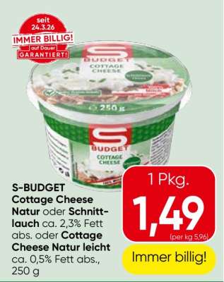 S-BUDGET Cottage Cheese