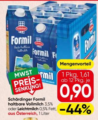 Schärdinger Formil Haltbare Vollmilch