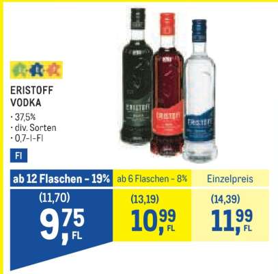 Eristoff Vodka