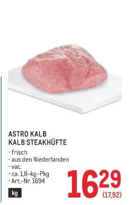 ASTRO KALB KALB STEAKHÜFTE