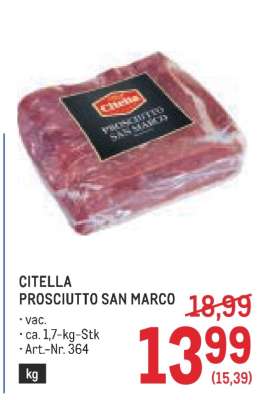 Citella Prosciutto San Marco