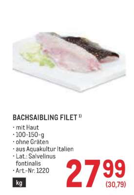 BACHSÄIBLING FILET