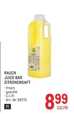 RAUCH JUICE BAR ZITRONENSAFT