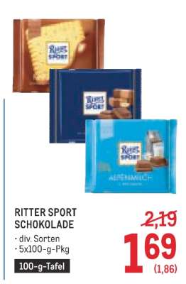 Ritter Sport Schokolade