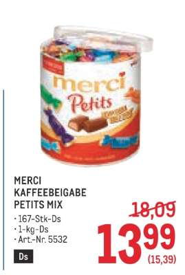 Merci Kaffeebeigabe Petits Mix