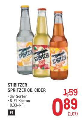 Stibitzer Spritzer od. Cider