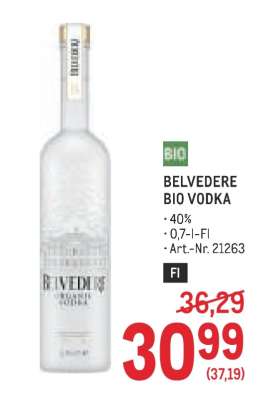 Belvedere BIO Vodka