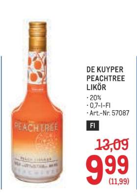 De Kuyper Peachtree Likör