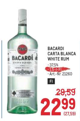 Bacardi Carta Blanca White Rum