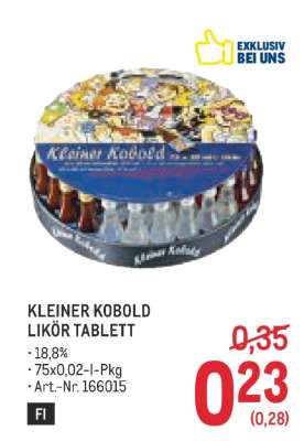 KLEINER KOBOLD LIKÖR TABLETT