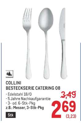 COLLINI BESTECKSERIE CATERING 08
