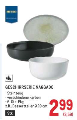 GESCHIRRSERIE NAGGADO