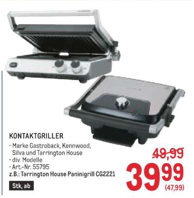 Tarrington House Paninigrill CG2221