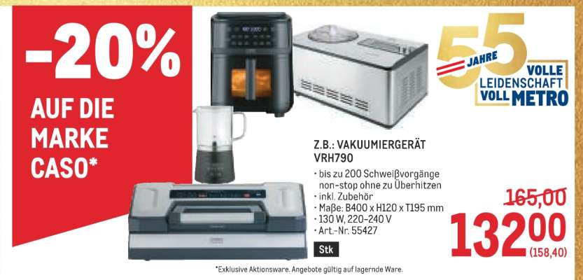 CASO Vakuumiergerät VRH790