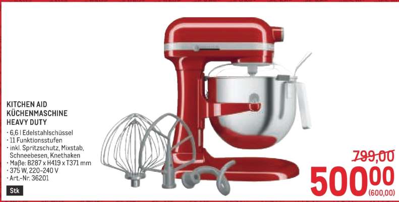 KITCHEN AID KÜCHENMASCHINE HEAVY DUTY