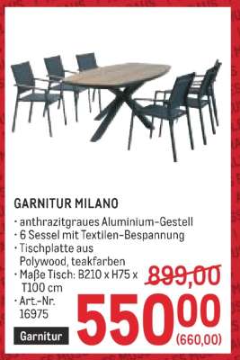 GARNITUR MILANO