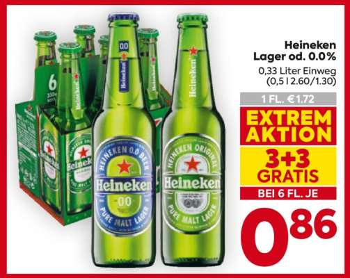 Heineken Lager od. 0.0 %