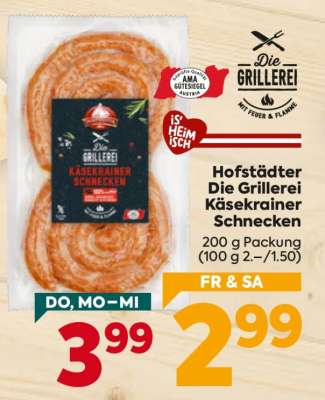 Hofstädter Die Grillerei Käsekrainer-Schnecken
