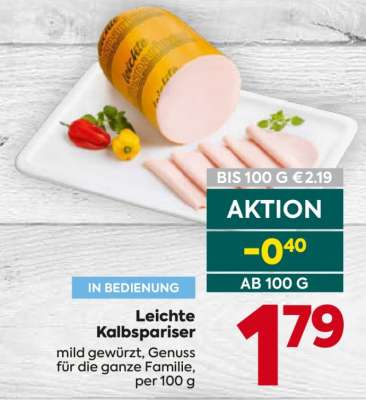 Leichte Kalbspariser