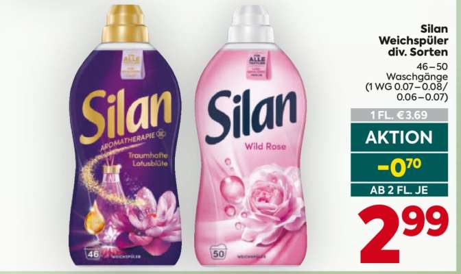 Silan Weichspüler div. Sorten