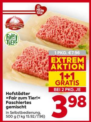 Hofstädter »Fair zum Tier!« Faschiertes gemischt