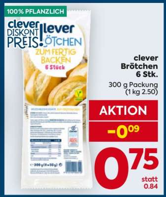 clever Brötchen 6 Stk.