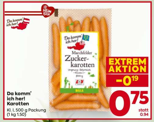 Da komm’ ich her! Karotten