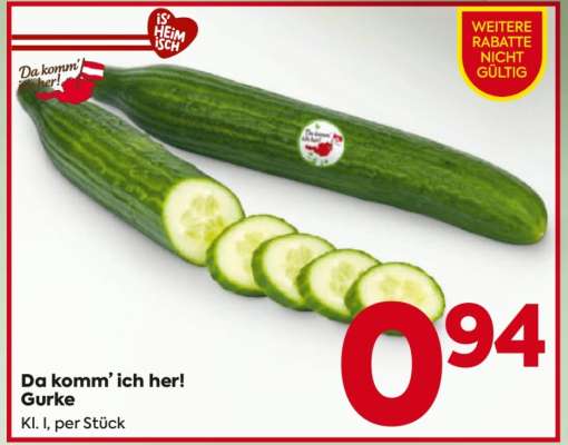 Da komm’ ich her! Gurke