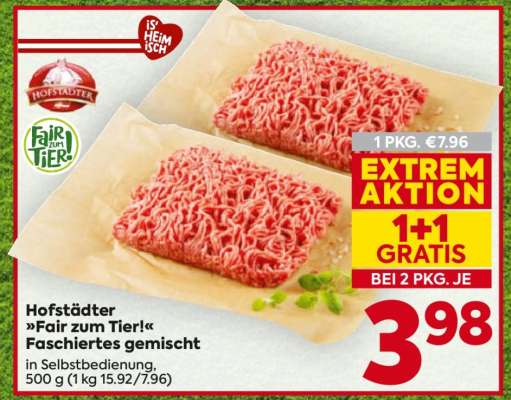 Hofstädter »Fair zum Tier!« Faschiertes gemischt