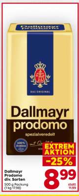 Dallmayr Prodomo div. Sorten