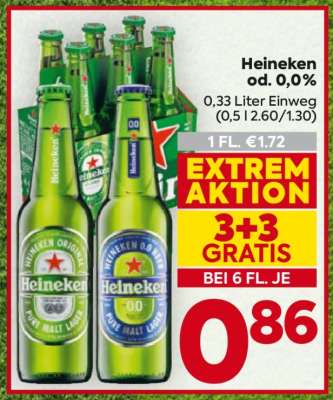 Heineken od. 0,0 %