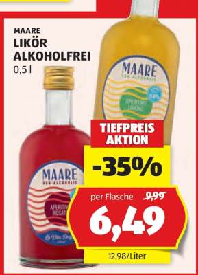 MAARE LIKÖR ALKOHOLFREI