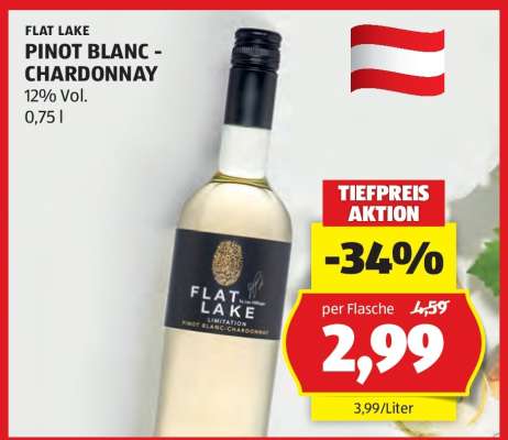 FLAT LAKE PINOT BLANC – CHARDONNAY
