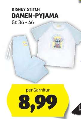 DISNEY STITCH DAMEN-PYJAMA