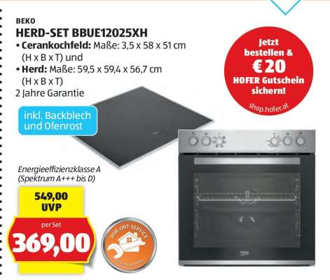 HERD-SET BBUE12025XH