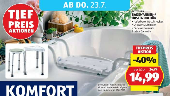 ACTIVE MED BADEWANNEN-/DUSCHZUBEHÖR