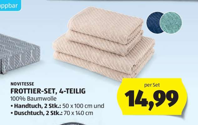 NOVITESSE FROTTIER-SET, 4-TEILIG