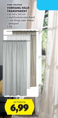 VORHANG HALB-TRANSPARENT