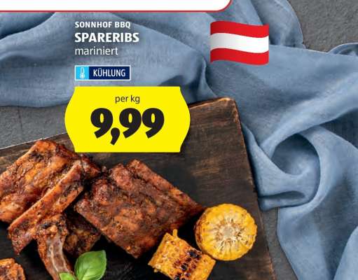 SONNHOF BBQ SPARERIBS mariniert