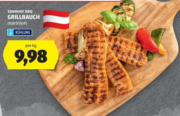 SONNHOF BBQ GRILLBAUCH mariniert