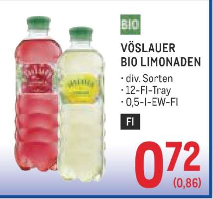 VÖSLAUER BIO LIMONADEN