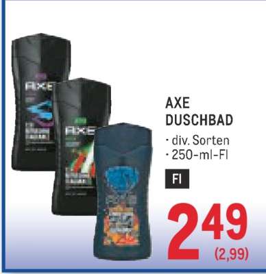 Axe Duschbad