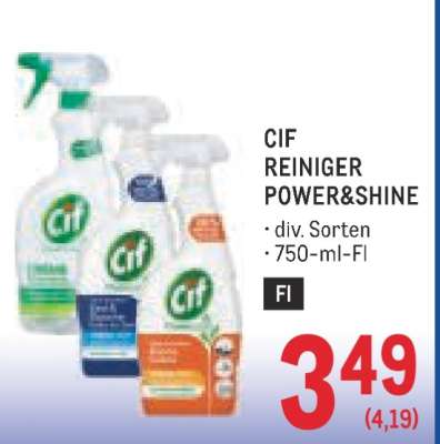 CIF REINIGER POWER&SHINE