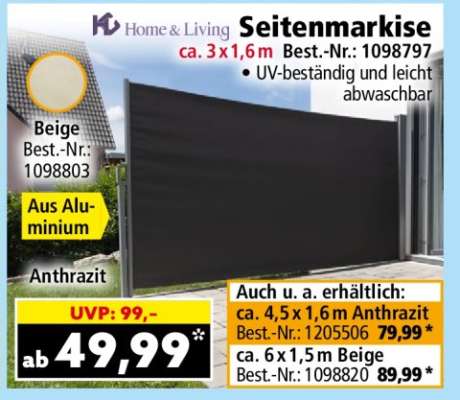 Seitenmarkise
