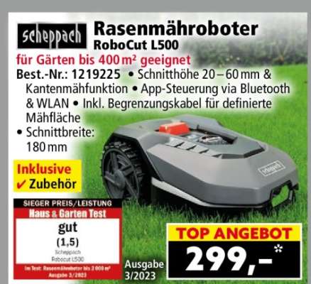 Rasenmähroboter RoboCut L500