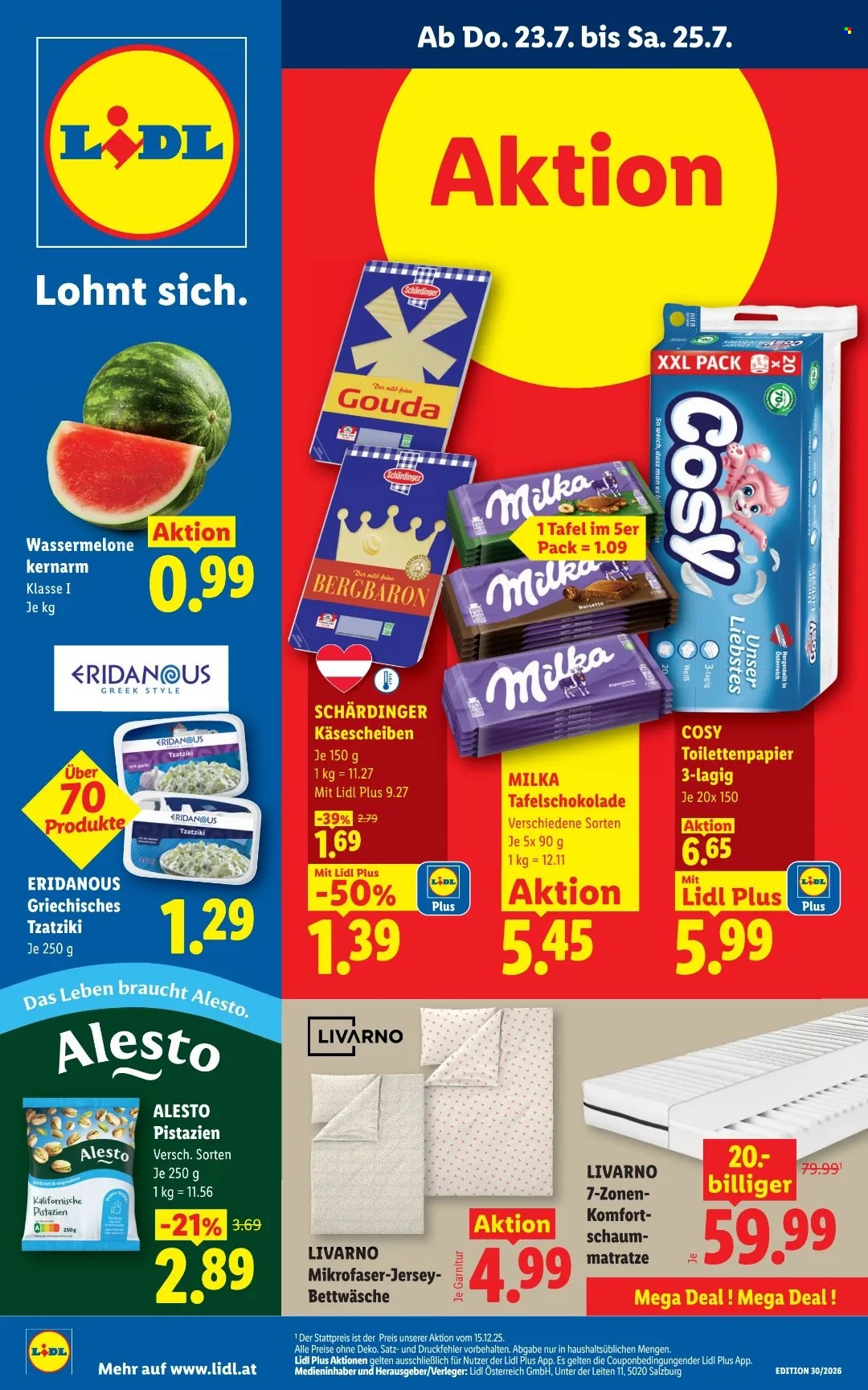 Angebote Lidl - 23.7.2026 - 29.7.2026. Seite 1