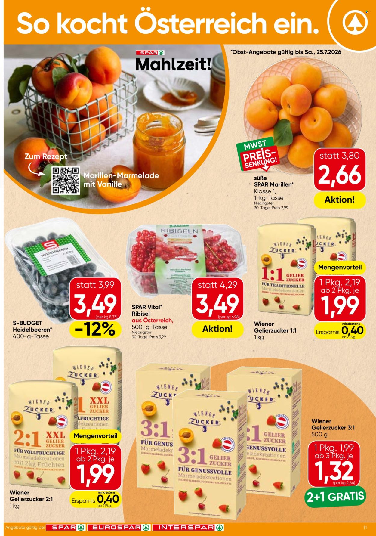 Angebote EUROSPAR - 23.7.2026 - 29.7.2026. Seite 11