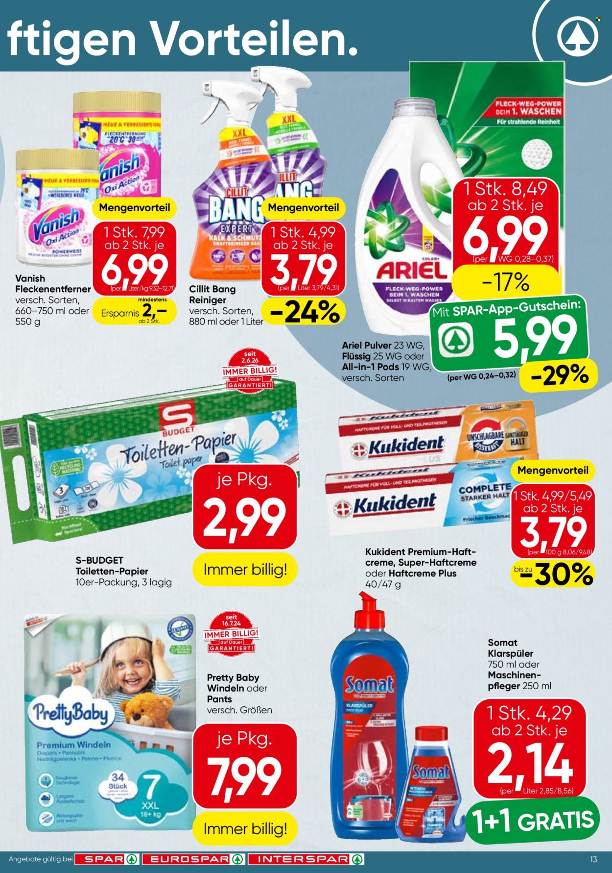 Angebote EUROSPAR - 23.7.2026 - 29.7.2026. Seite 13