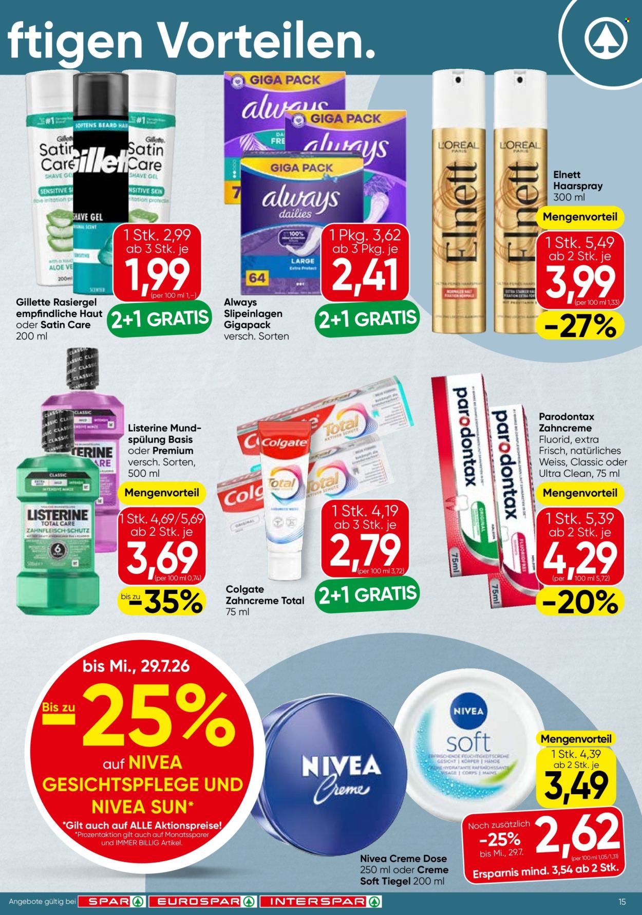 Angebote EUROSPAR - 23.7.2026 - 29.7.2026. Seite 15
